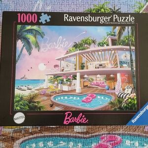 Ravensburger Barbie Coastal Villa Puzzle - Pink, Blue, Green